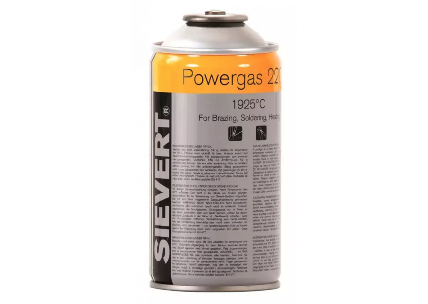 Gaspatroon Powergas 1925°C 300ml/175g SIEVERT (220383)