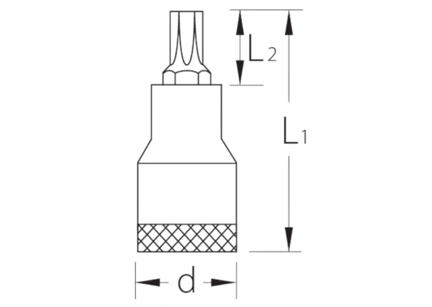 Dop 1/2 Torx-BO ITX 19 B T27 Gedore