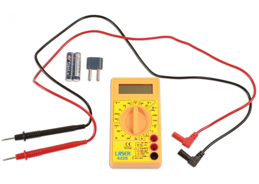 Digitale multimeter (max.600V) LA6228 Laser Tools