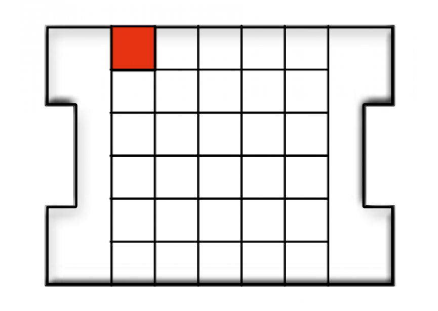 L-BOXX inzetbakje rood A3 (52x52x63mm) BSS