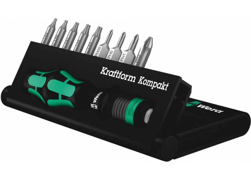 Bitschroevendraaierset Kraftform Kompakt 12 Wera