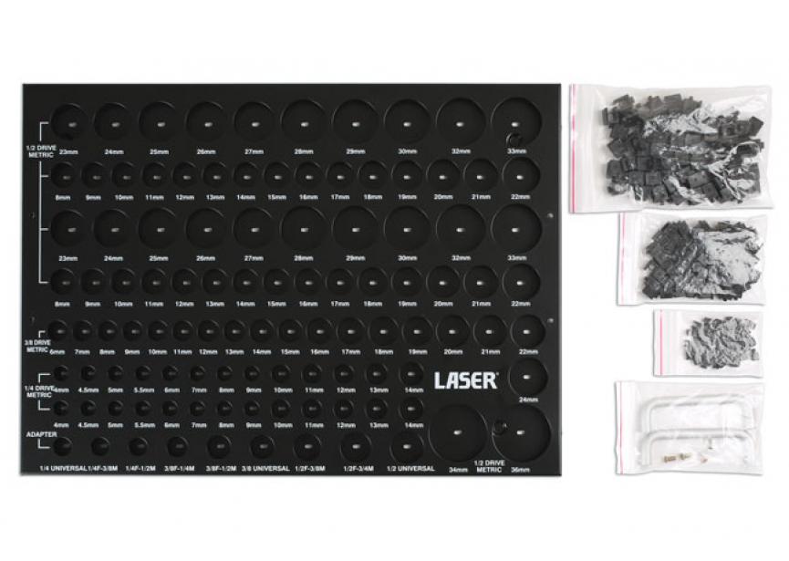 Doppen organizer voor lade LA6963 Laser Tools (voor 105st)