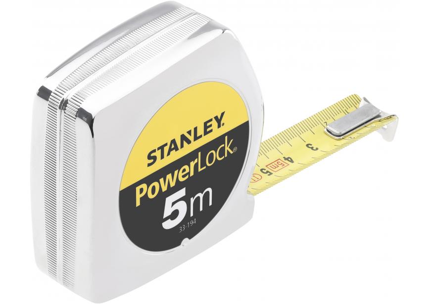 Rolbandmaat 5m/19mm Powerlock 0-33-194 Stanley