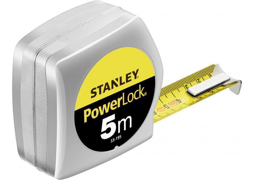 Rolbandmaat 5m/25mm Powerlock 1-33-195 Stanley