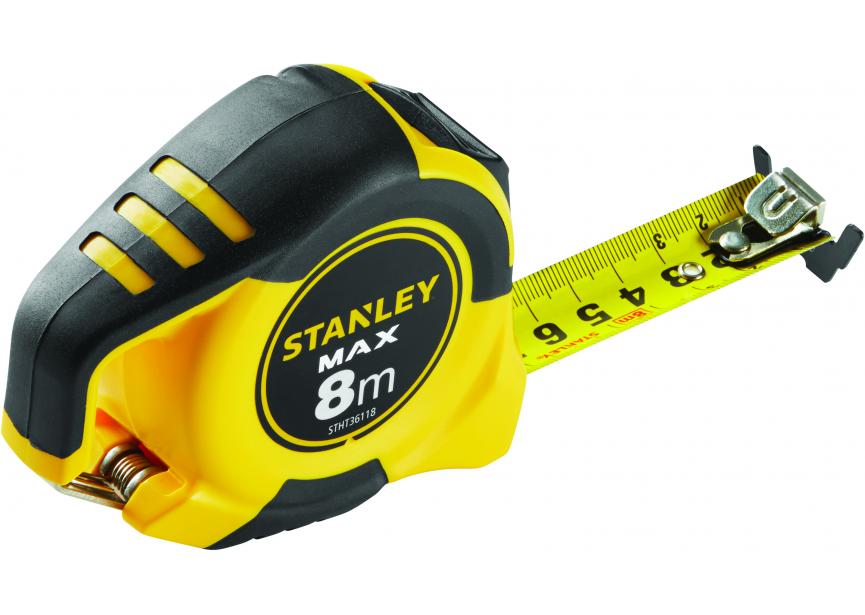 Rolbandmaat 8m/25mm MAX STHT0-36118 Stanley (magnetisch)