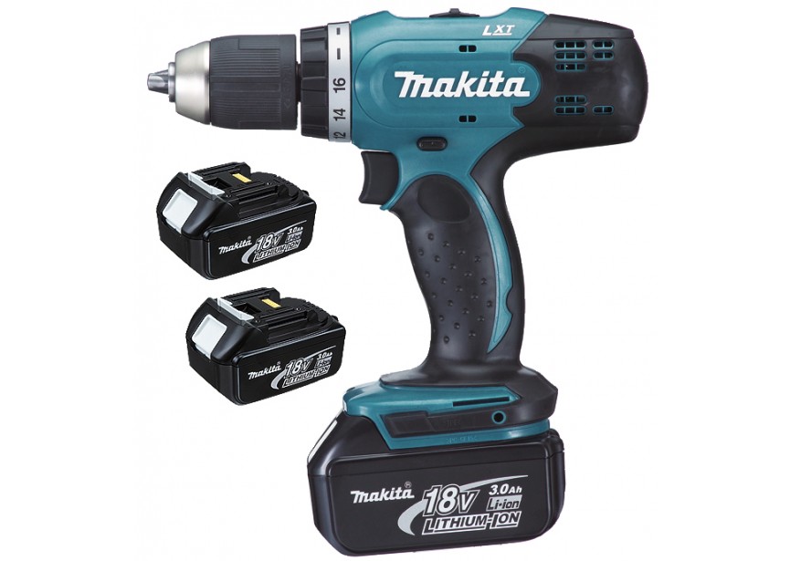 Makita DDF453RF3J accu schroefboorm.13mm (18v 3x3.0Ah) Makpac