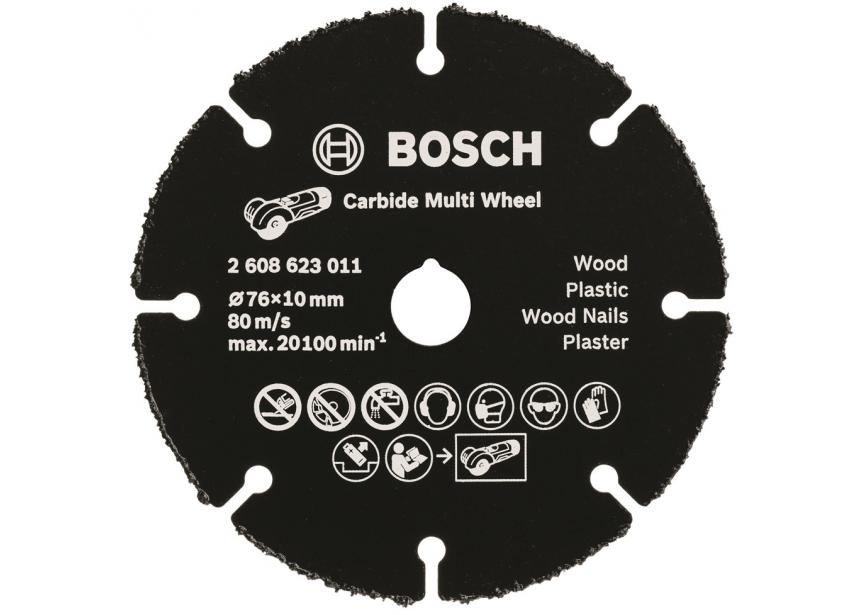 Multi zaagblad Bosch Ø76x10mm carbide (2.608.901.196 ex 2.608.623.011)