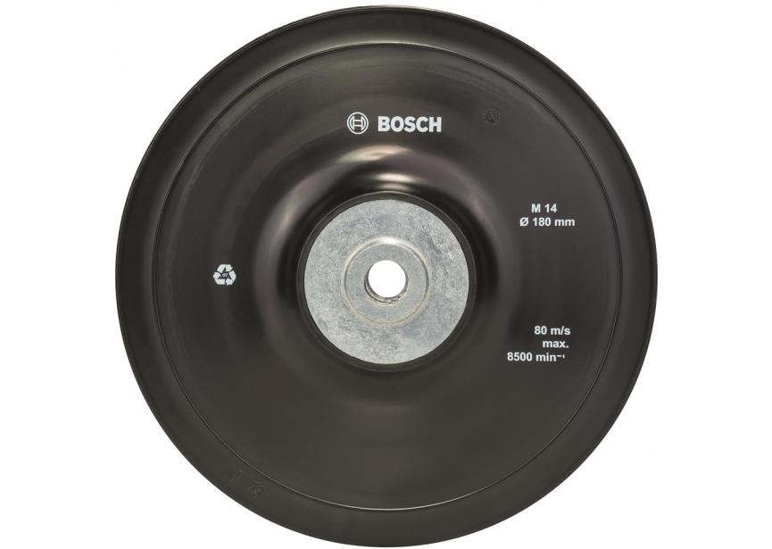 Steunschijf Bosch Ø180 M14 rubber (2.608.601.209)