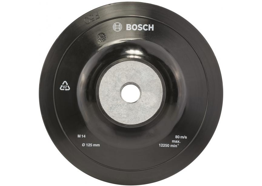 Steunschijf Bosch Ø125 M14 rubber (1.608.601.033)