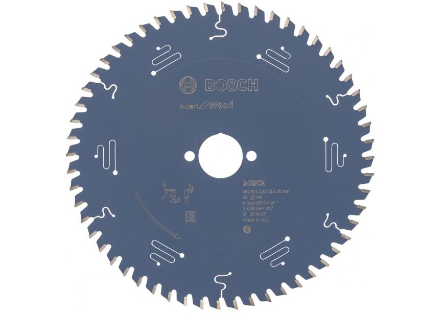 Cirkelzaagblad Bosch Ø210x30x2.4mm 56T (2.608.644.057) Expert Wood