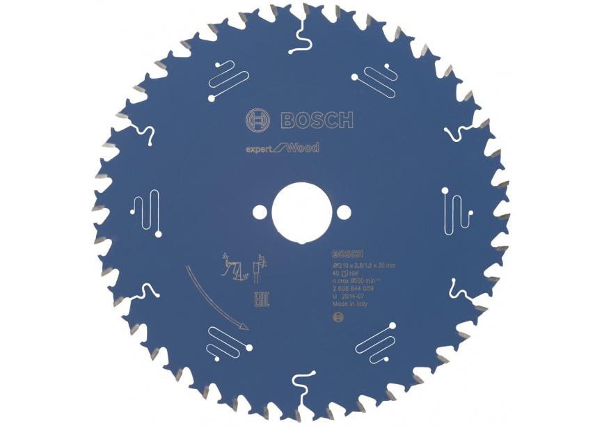 Cirkelzaagblad Bosch Ø210x30x2.8mm 40T (2.608.644.059) Expert Wood