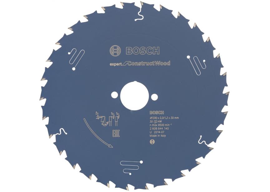 Cirkelzaagblad Bosch Ø200x30x2.0mm 30T (2.608.644.140) Expert Construct