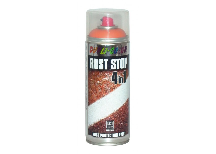 Spuitbus Roest-stop 4in1 helder oranje RAL2004 400ml