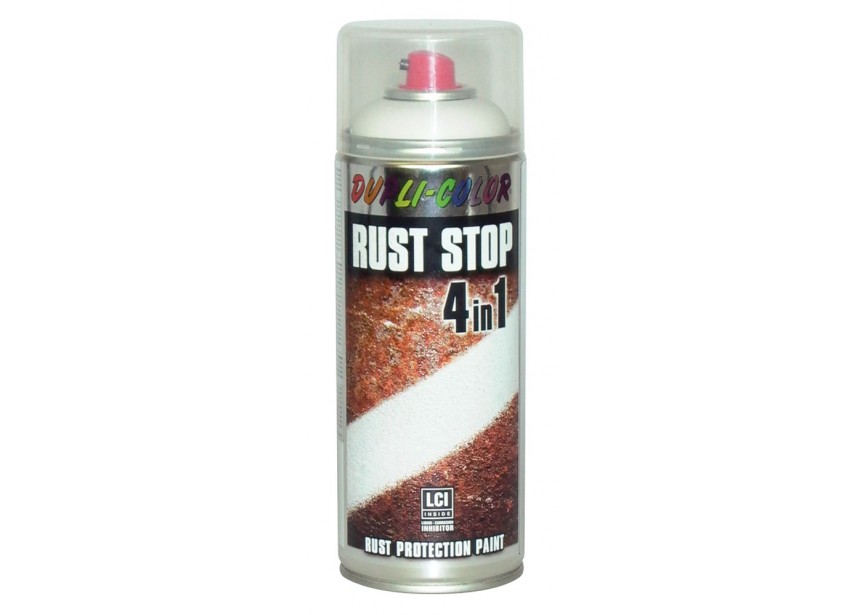 Spuitbus Roest-stop 4in1 helderwit RAL9010 400ml