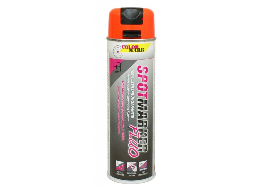 Spuitbus spotmarker fluo oranje 500ml 