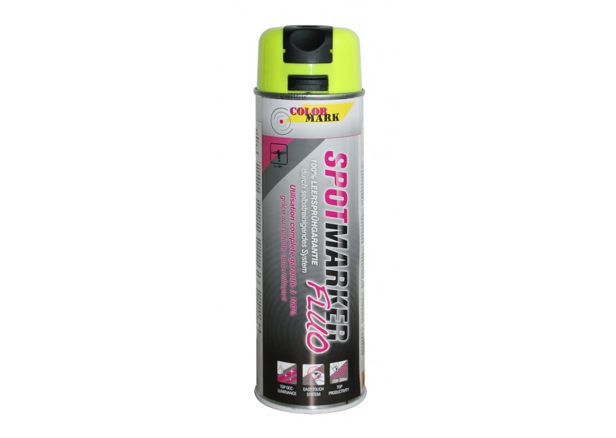 Spuitbus spotmarker fluo geel 500ml 