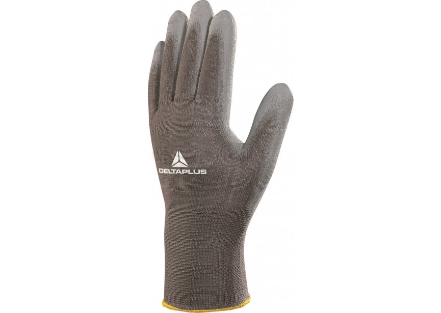 Handschoen gebreid polyester grijs mt 10 VE702