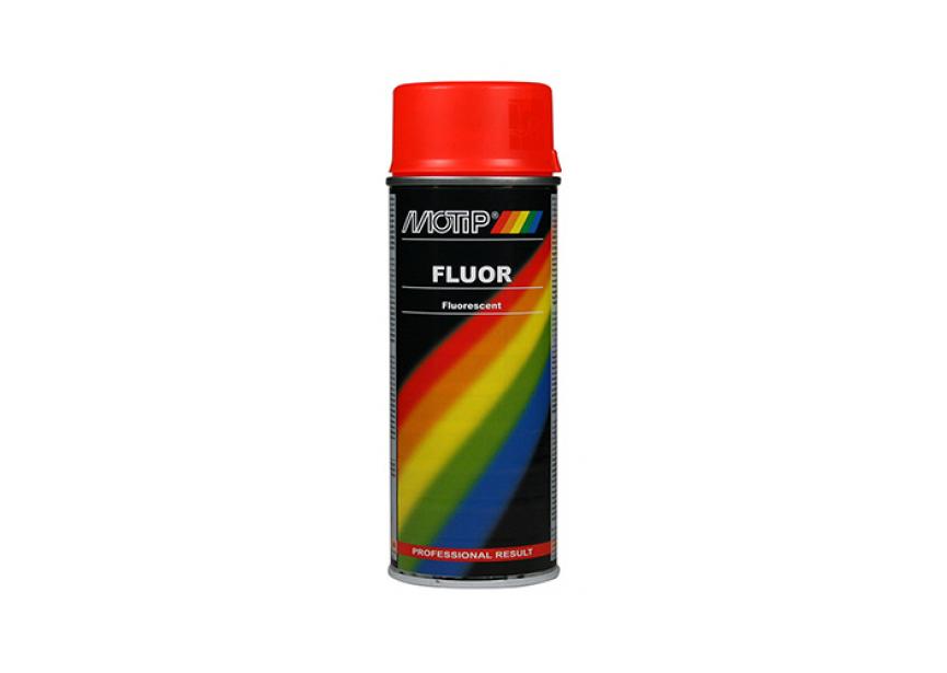 Spuitbus fluor oranje-rood 400ml 