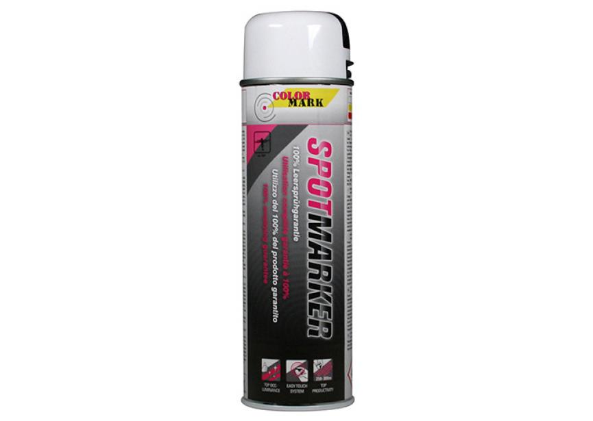 Spuitbus spotmarker wit 500ml 