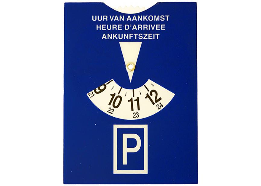 Parkeerschijf electrostatisch 