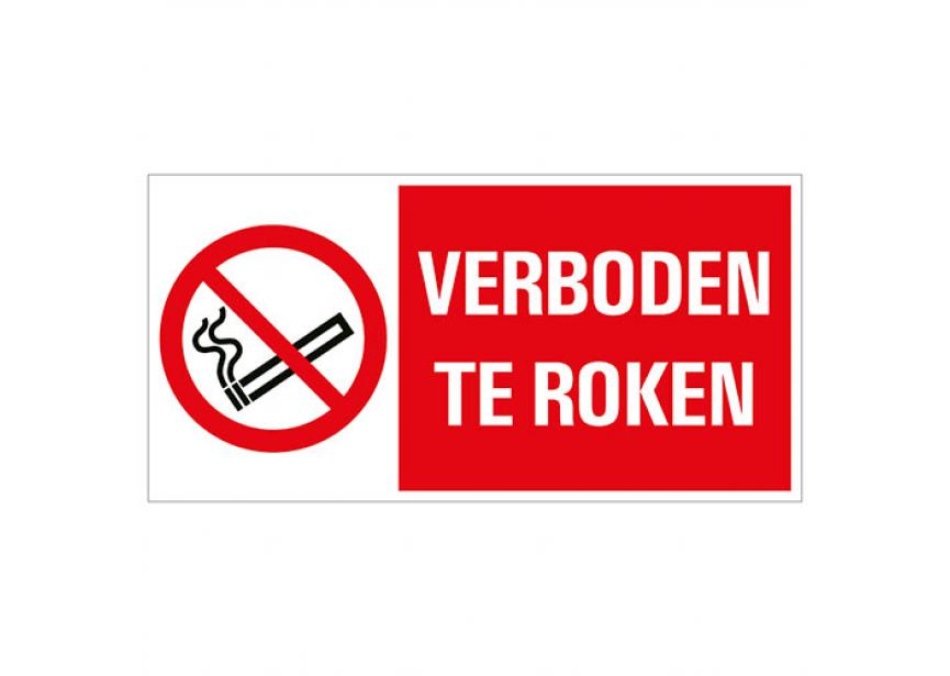 Sign.bord verboden te roken+picto 150x300