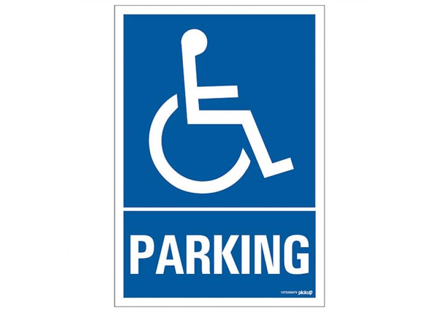 Sign.bord parking invalide+picto 230x330