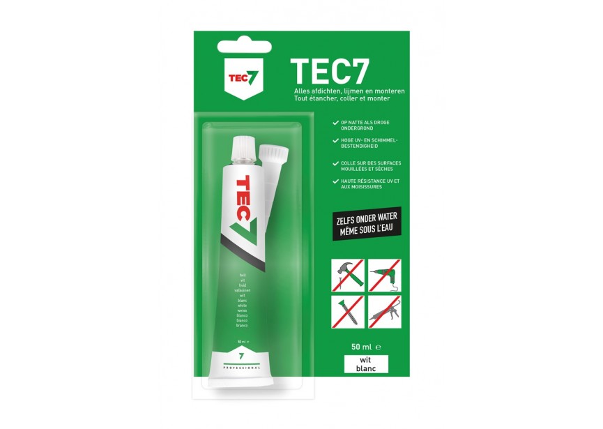 Lijm Tec7 wit 50ml 