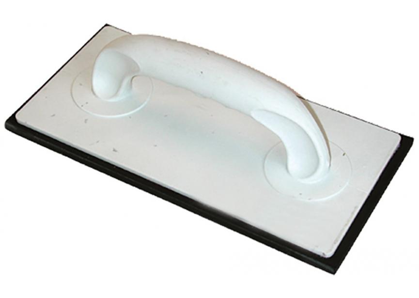 Plakijzer PVC zwart rubber 270x135x10mm Pinguin